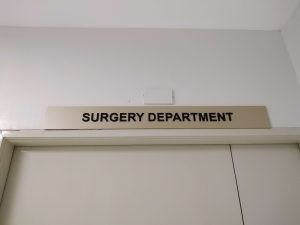 surgery dept